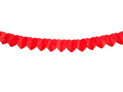 Girlanda papierowa Serca - 200 cm - 1 szt.