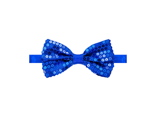 Mucha cekinowa granatowa - 7 x 12 cm - 1 szt.