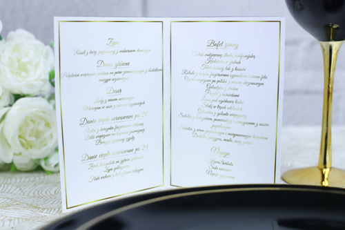 Weselne menu - 4 szt.