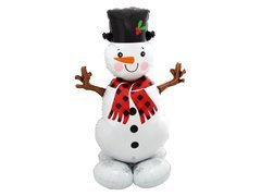 Balon foliowy stojący Bałwan - 110 cm