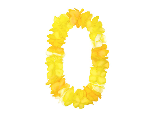 Naszyjnik hawajski Żółty - 1 szt.