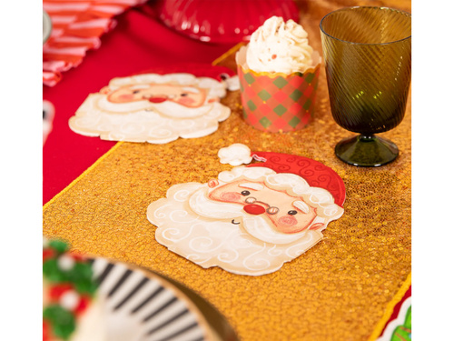 Serwetki bożonarodzeniowe Święty Mikołaj - 10 szt.