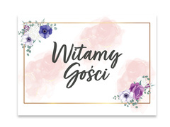 Plakat Weselny - 90x60 cm