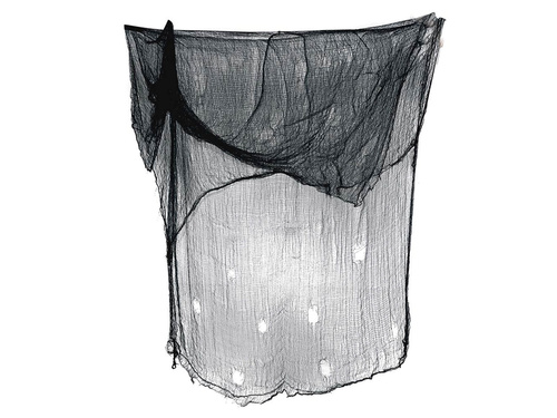 Czarna siatka na Halloween - 200 x 500 cm - 1 szt.