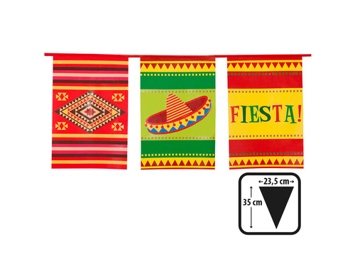 Baner flagi Fiesta - 10 m - 1 szt.