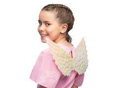 Skrzydła anioła perłowe - 23 x 45 cm - 1 szt.