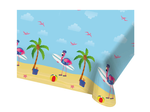 Obrus hawajski Flamingi - 130 x 180cm - 1 szt.