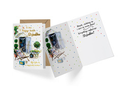 Kartka z kopertą na Dzień Dziadka - 1 szt.