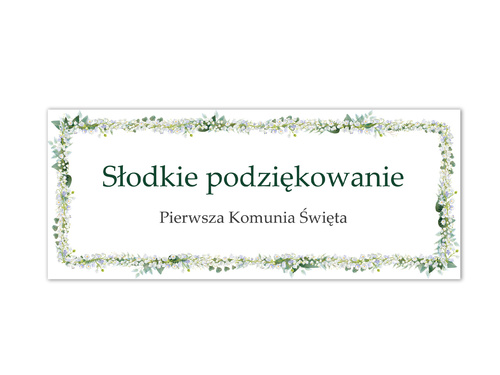 Naklejki na pudełka na ciasto - 8 szt.