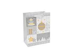 Torebka prezentowa bożonarodzeniowa mała - 1 szt.