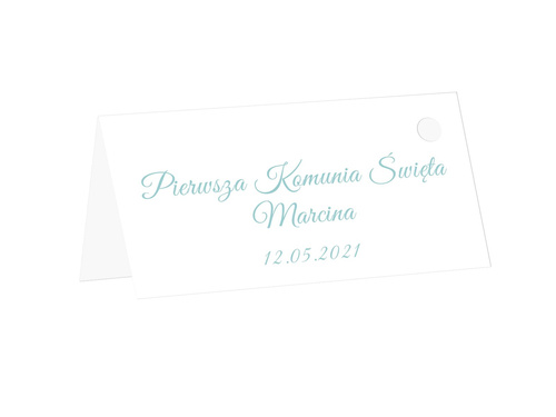 Aniołki gipsowe z podziękowaniem personalizowanym - 6 szt.