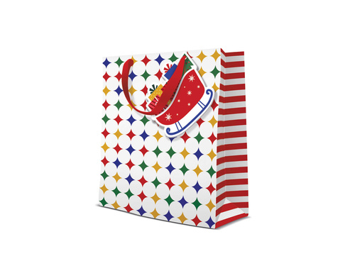 Torebka prezentowa bożonarodzeniowa średnia - 1 szt.