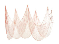 Zakrwawiony materiał na Halloween - 72 x 980 cm - 1 szt.