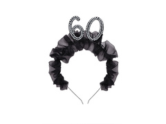 Opaska sześćdziesiątka z falbanką - 1 szt.