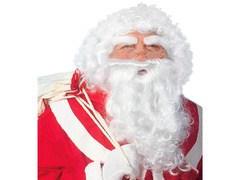 Peruka Mikołaja z brodą Deluxe - 1 szt.