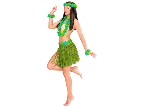 Zestaw hawajski zielony - 5 częściowy