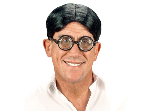 Czarna męska peruka - 1 szt.