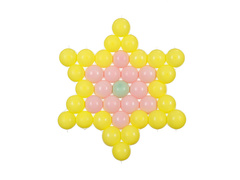 Siatka balonowa - gwiazda - 63x68 cm - 1 szt.