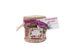 Himalajska sól do kąpieli z kwiatkami lawendy