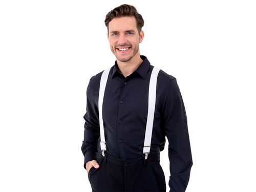 Białe szelki - 1 szt.