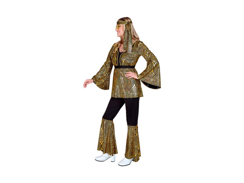 Strój disco lata 70-te - złote fale