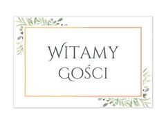 Plakat Weselny - 90x60 cm