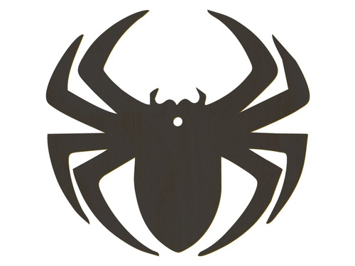 Zawieszka drewniana Pająk - 8 cm - 1 szt.