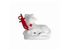 Baranek plastikowy na Wielkanoc - 7 cm - 1 szt.