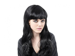 Peruka Glamour czarna - 1 szt.