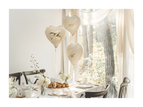 Balon foliowy Serce Love - 45 cm - 1 szt.