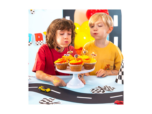 Świeczki pikery Wyścigówki - 6 cm - 5 szt.