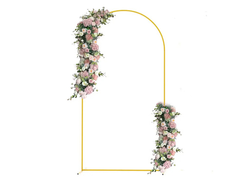 Stelaż z łukiem do balonów złoty - 100 x 200 cm - 1 szt.