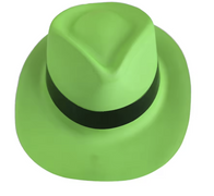 Kapelusz Gangstera zielony - 1 szt.