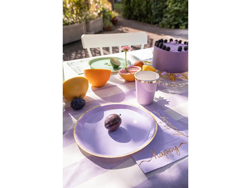 Serwetki urodzinowe Happy Birthday Pastelowe - 33 cm - 12 szt.