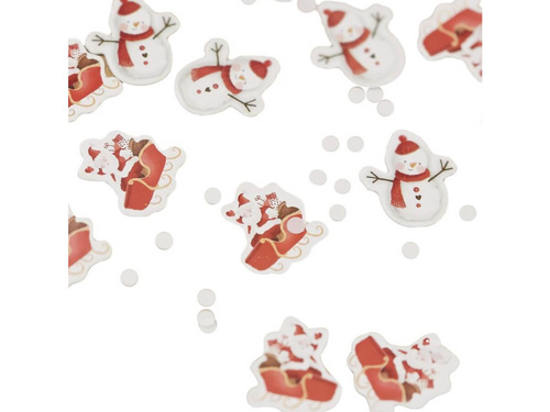 Konfetti Święty Mikołaj i Bałwanek - 14 g