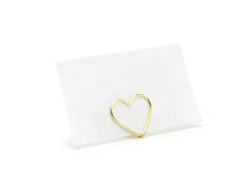 Stojaki na winietki Serca - 25 mm - 10 szt.