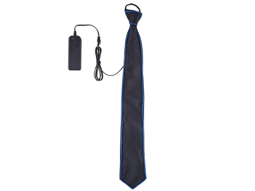 Krawat LED niebieski - 1 szt.