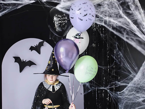 Kapelusz wiedźmy - czarownicy czarny - 1 szt.