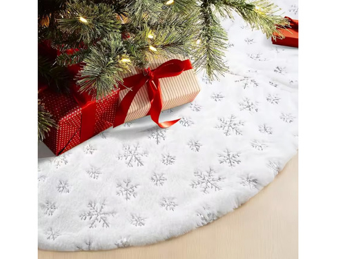 Pokrowiec pod choinkę - czerwony - 80 cm - 1 szt.