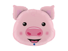 Balon foliowy Prosiaczek - 61 x 45 cm - 1 szt