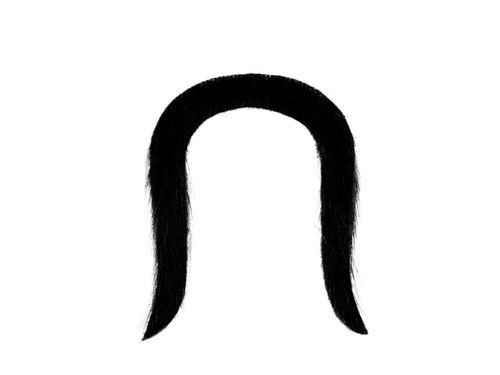 Wąsy Chińczyka czarne - 1 szt.