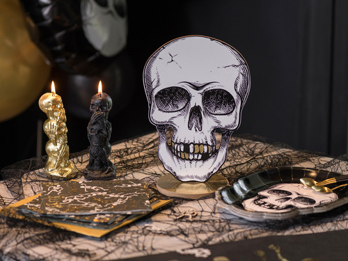 Dekoracja stołu Czaszka - 26 cm