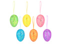 Zawieszki pisanki - 6 cm - 6 szt.