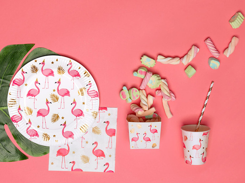 Serwetki hawajskie Flamingi - 33 cm - 20 szt.