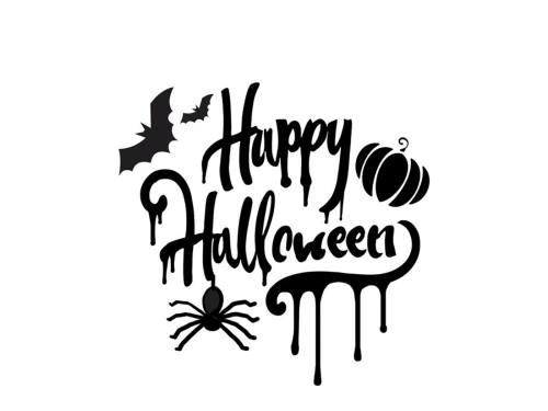 Szablony do ciasta Happy Halloween - 1 szt.