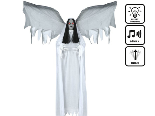 Dekoracja stojąca Anioł Śmierci - 170 cm - 1 szt.
