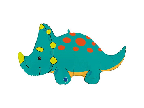 Balon foliowy Triceratops - 91 cm - 1 szt.