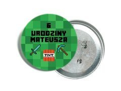 Przypinka personalizowana Piksele