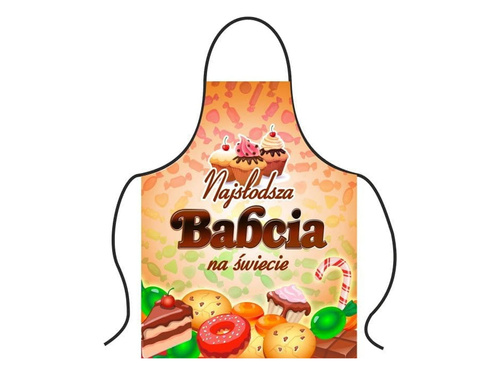 Fartuch kuchenny Premium Najsłodsza Babcia na świecie