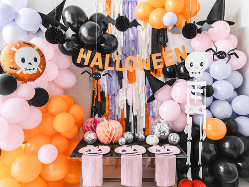 Dekoracja wisząca Pająki na Halloween - 5 szt.